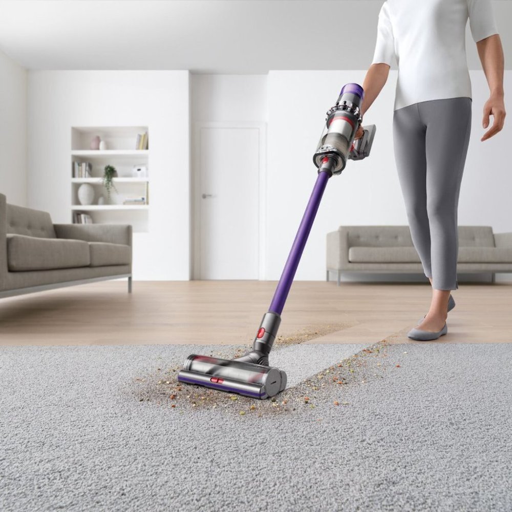 V10 Dyson Animal Cordless Vacuum Purple /Grey - Picture 2 of 11